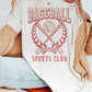 T-shirt grafica Baseball Sports Club taglie curvy