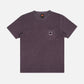 T-shirt Garza viola tramonto tinta a pigmento