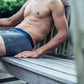 Boxer da uomo in cotone organico grigio mélange