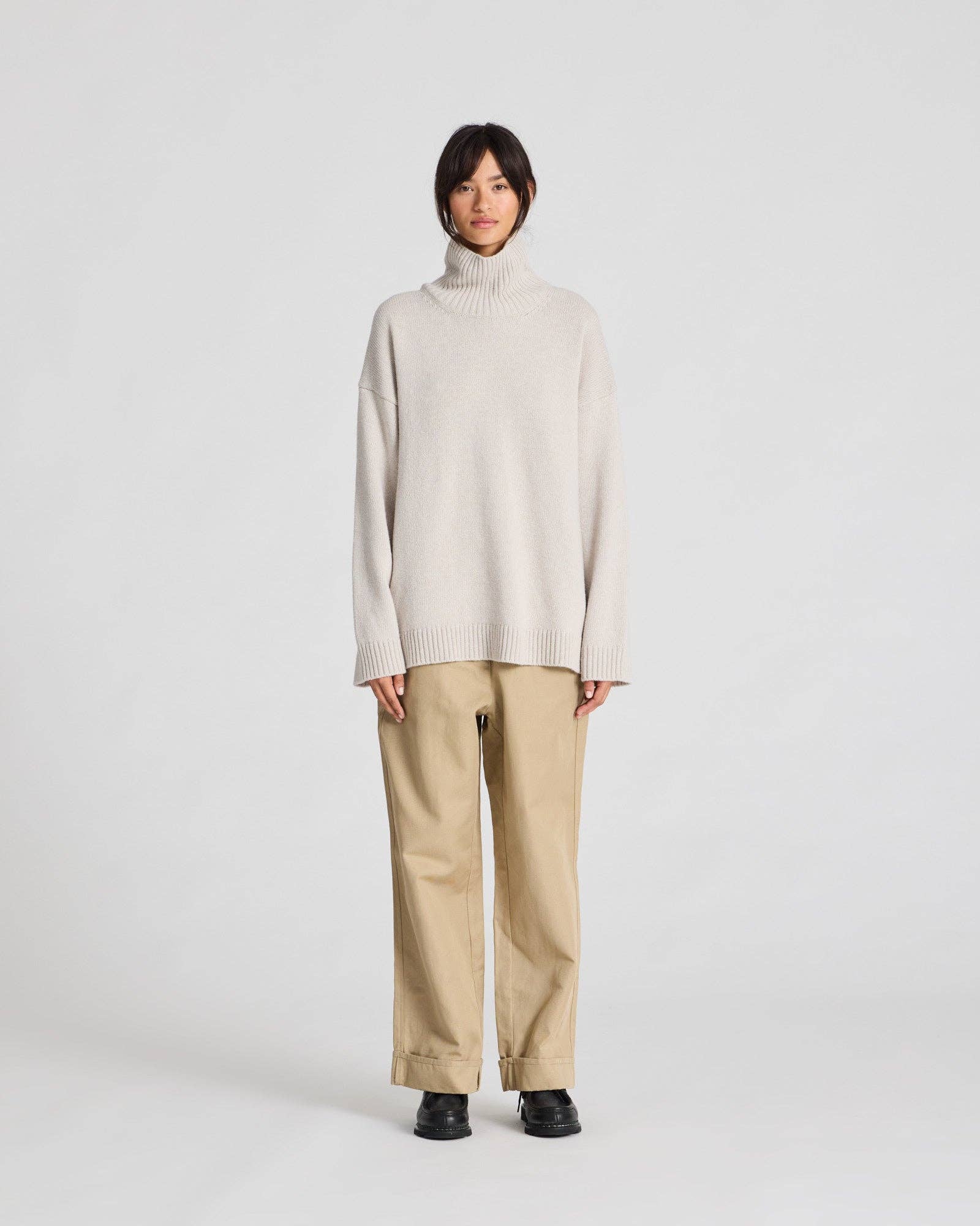 Maglione dolcevita Mandie in lana d’agnello
