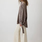 Camicia jacquard con maniche a palloncino