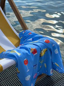 Pantaloncini da piscina Capri con stampa estiva