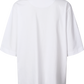 T-shirt oversize Maya in cotone biologico bianca