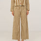 Pantaloni a righe a gamba larga