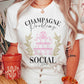 T-shirt grafica Champagne Social Club
