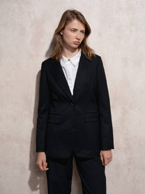 Blazer donna nero sartoriale