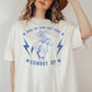 T-shirt oversize con grafica cowboy