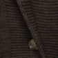 Cardigan lungo in maglia strutturata con collo a scialle