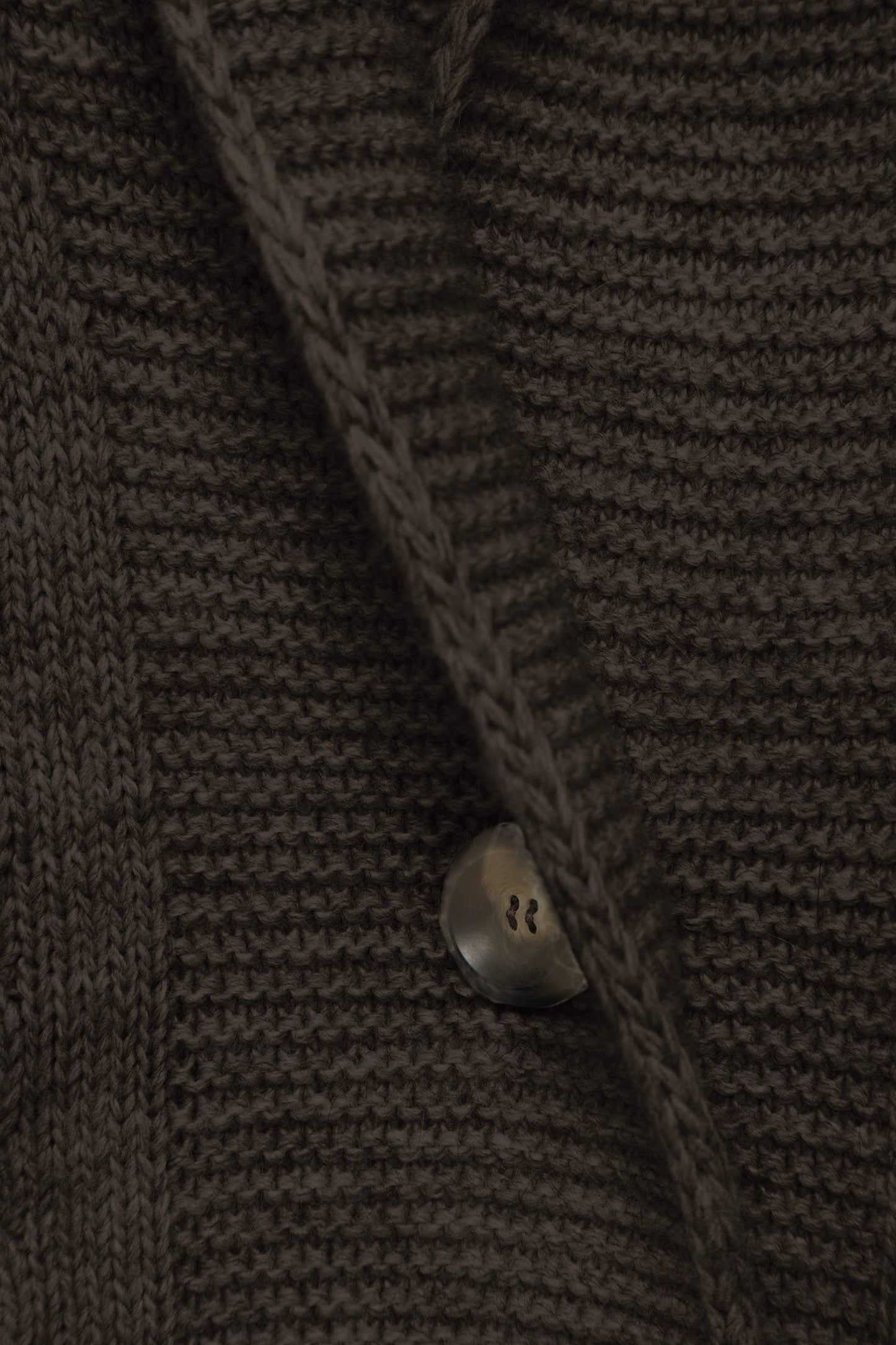 Cardigan lungo in maglia strutturata con collo a scialle