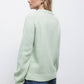 Maglione in maglia strutturata con girocollo