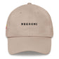 Cappellino Negroni ricamato stile dad hat
