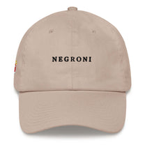 Cappellino Negroni ricamato stile dad hat