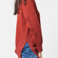 Maglione oversize in lana a collo alto