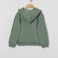Maglione quarter zip in cotone organico blu Tidepool