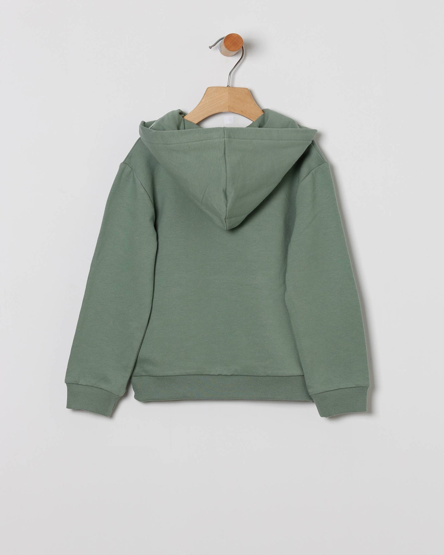 Maglione quarter zip in cotone organico blu Tidepool