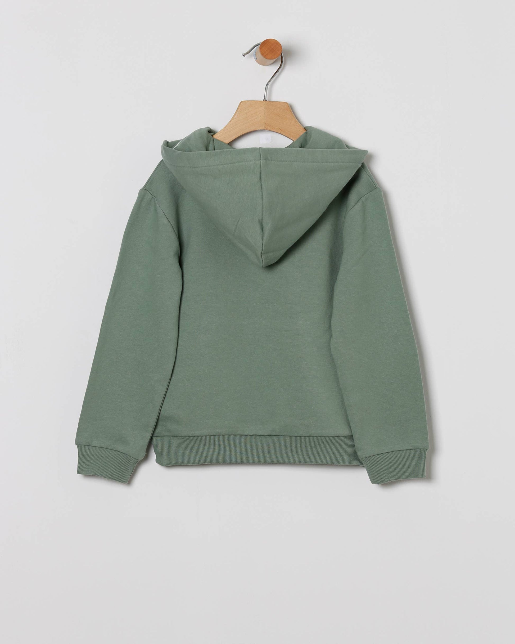 Maglione quarter zip in cotone organico blu Tidepool