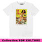 T-shirt Run The World con grafica pop culture