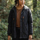 Parka Sequoia in cotone cerato nero