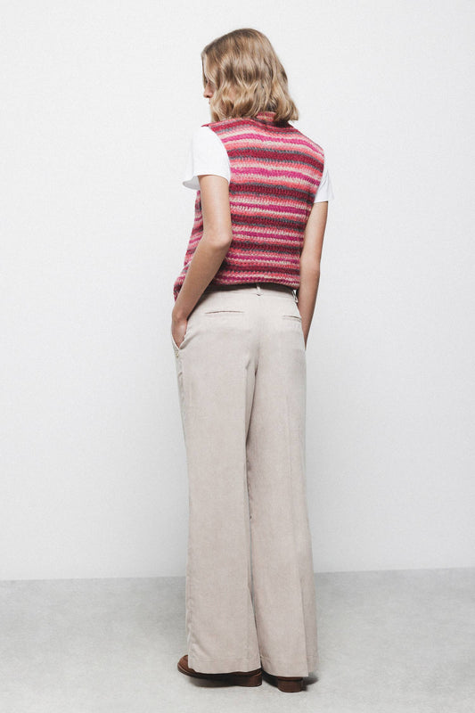 Pantaloni in velluto a coste da donna