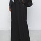 Pantaloni a Gamba Larga con Zip Laterale