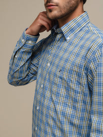Camicia uomo in cotone 100% a quadri