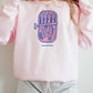 Felpa oversize con stampa sardine