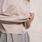Maglione in maglia con motivo a rombi