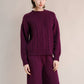 Maglione a trecce in misto cashmere