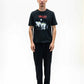 T-shirt unisex nera con stampa Thriller