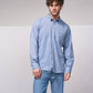 Camicia Oxford uomo a manica lunga