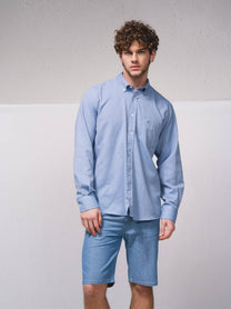 Camicia Oxford uomo a manica lunga