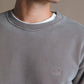 Maglione pesante pigmentato Essential grigio pietra