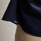 Camicia in lino blu marino Bali