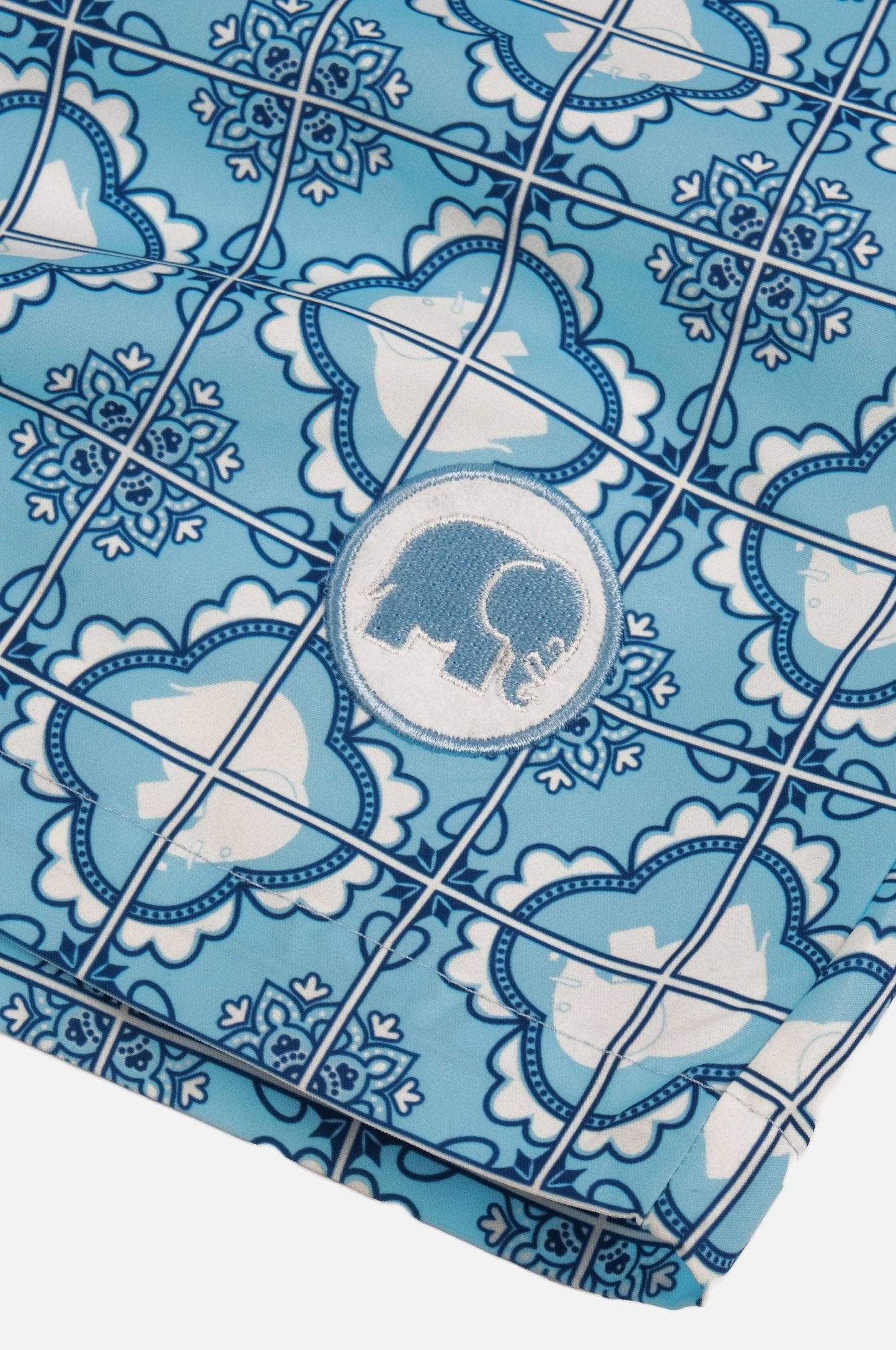 Costume da bagno Tiles in SEAQUAL® Yarn azzurro chiaro