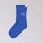 Calzini blu con smile per bambini in cotone biologico