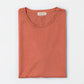 T-shirt Gandria color ruggine in cotone biologico
