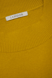 Maglione in maglia con girocollo a costine