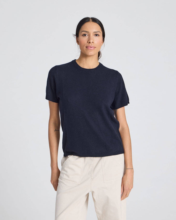 Maglietta in cashmere Ellia blu navy