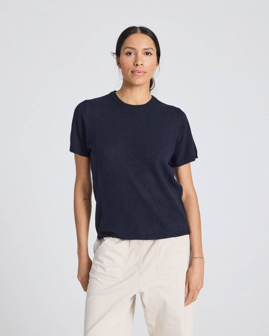 Maglietta in cashmere Ellia blu navy