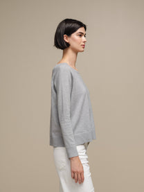Maglione in maglia lurex da donna