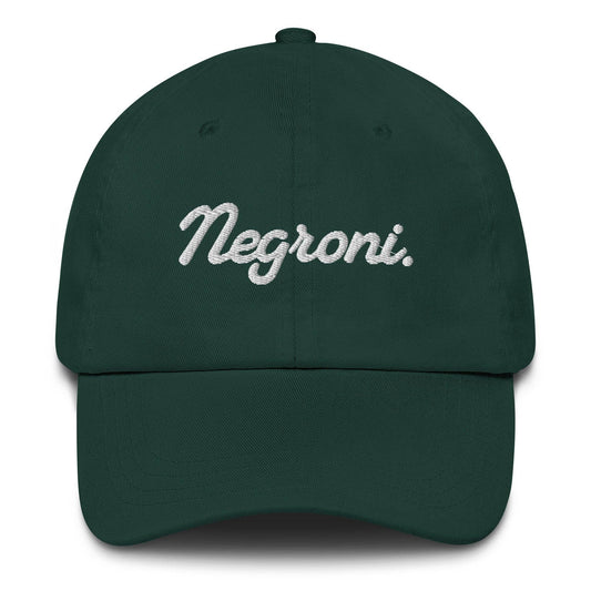 Cappellino da baseball Negroni con ricamo