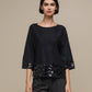 Maglia donna morbida con paillettes