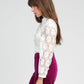 Camicia in pizzo Salomea color écru