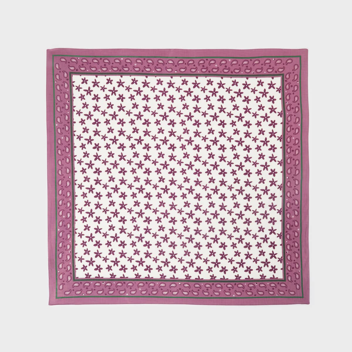Foulard quadrato in cotone biologico Servane
