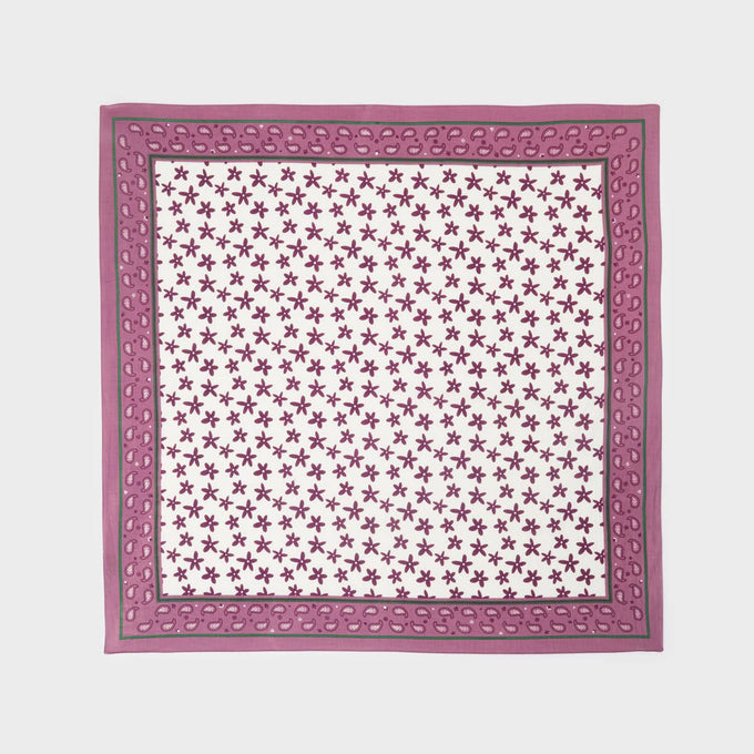 Foulard quadrato in cotone biologico Servane