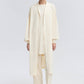 Set in maglia tre pezzi crema