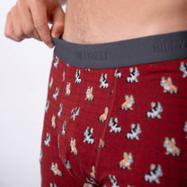 Boxer in cotone biologico Marcel con stampa cani