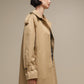 Cappotto trench donna elegante con bottoni