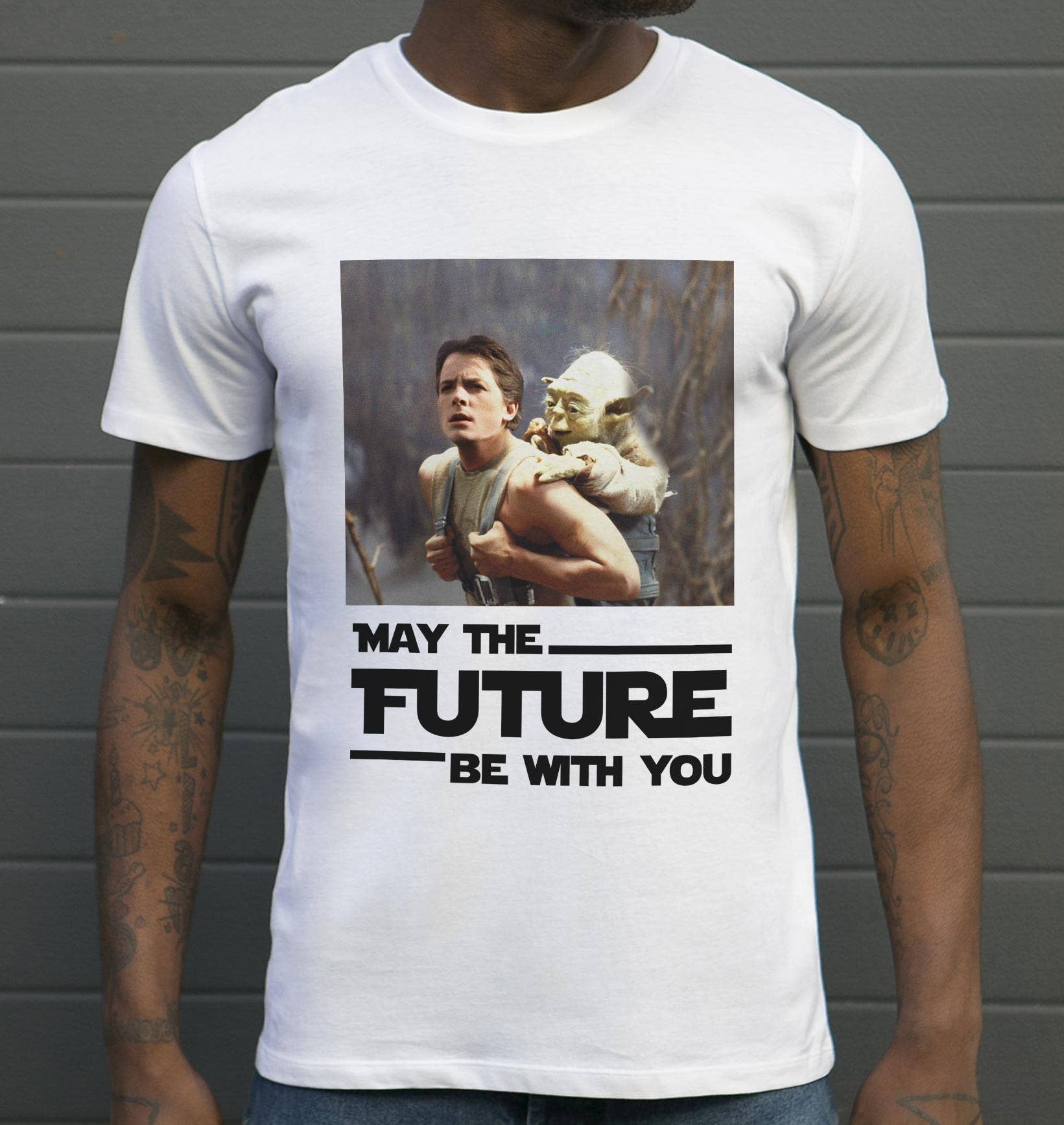 T-shirt unisex "May The Future" in cotone biologico GOTS