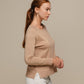 Maglione in maglia lurex da donna